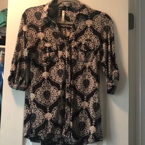 Black and White Shirt